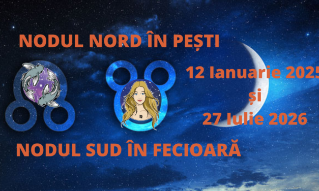 Nodurile Lunare se mută pe axa Pești – Fecioară la 12 ianuarie 2025