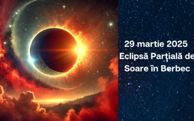 Eclipsa Parțială de Soare în Berbec la 29 martie 2025