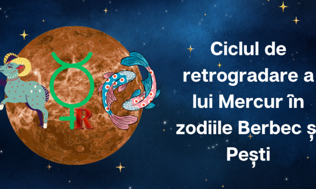 Ciclul de retrogradare a lui Mercur în zodiile Berbec si Pești