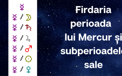 Firdaria perioada lui Mercur și subperioadele sale