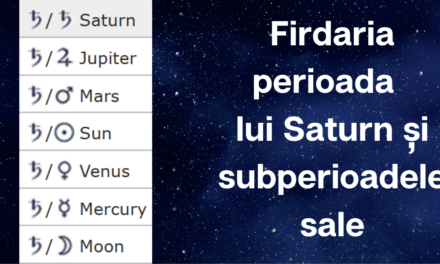 Firdaria perioada lui Saturn și sub perioadele sale