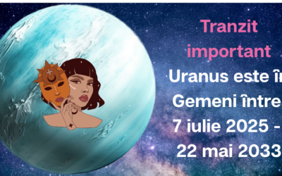 Uranus este în Gemeni între 7 iulie 2025 – 22 mai 2033 I Impact general si pentru fiecare Ascendent