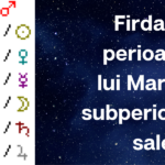 Firdaria perioada lui Marte și sub perioadele sale