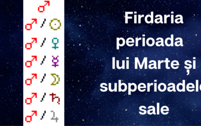 Firdaria perioada lui Marte și sub perioadele sale