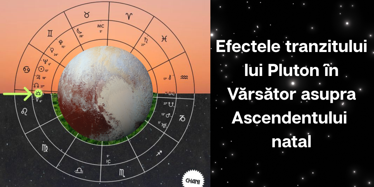 Efectele tranzitului lui Pluton in Varsator asupra Ascendentului natal
